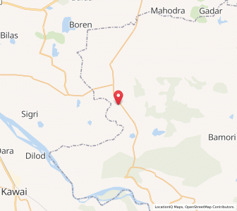 Map of Kapasi, Rajasthan