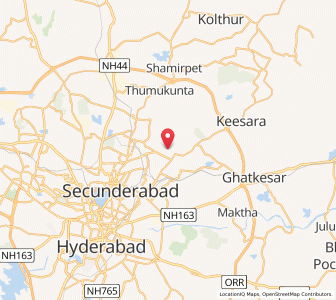 Map of Kapra, Andhra Pradesh