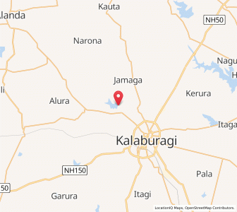 Map of Kar Bhosga, Karnataka