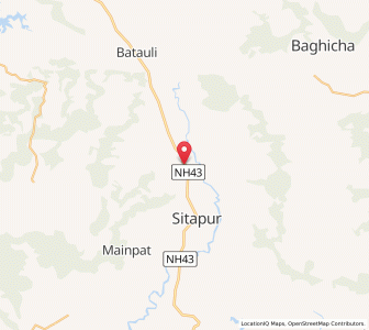 Map of Karabel, Chhattisgarh