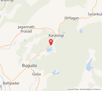 Map of Karachuli, Odisha