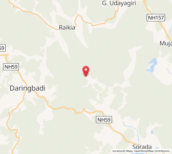 Map of Karadagada, Odisha