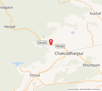 Map of Karaikela, Jharkhand
