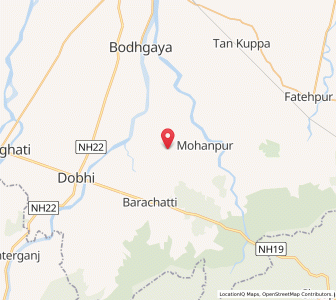 Map of Karhara, Madhya Pradesh