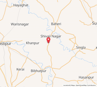 Map of Karian, Bihar
