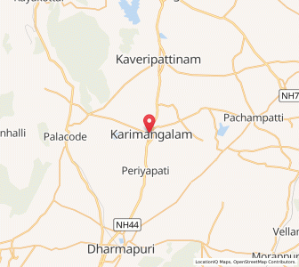 Map of Karimangalam, Tamil Nadu