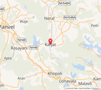 Map of Karjat, Maharashtra