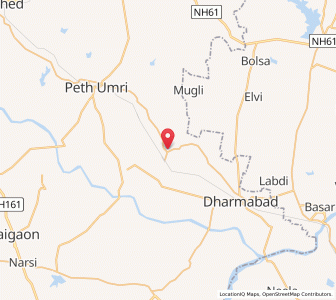 Map of Karkheli, Maharashtra