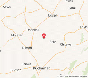 Map of Karkheri, Rajasthan