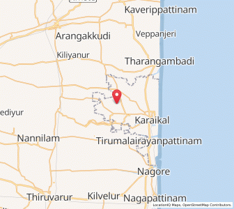 Map of Karkkangudi, Puducherry