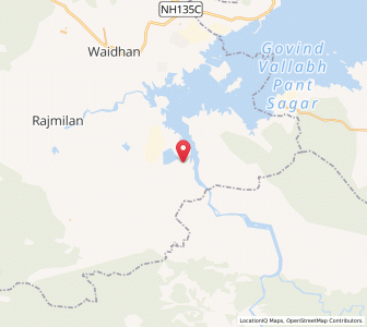 Map of Karkota, Madhya Pradesh