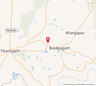 Map of Karmasan Kalan, Madhya Pradesh