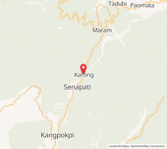 Map of Karong, Manipur