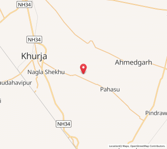 Map of Karora, Uttar Pradesh
