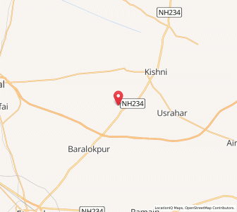 Map of Karri, Uttar Pradesh