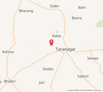 Map of Karthwas, Rajasthan