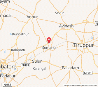 Map of Karumattampatti, Tamil Nadu