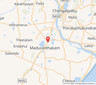 Map of Karunguli, Tamil Nadu