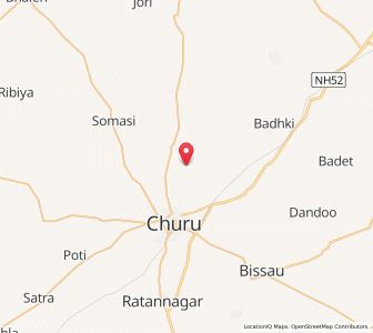 Map of Karuwasar, Rajasthan