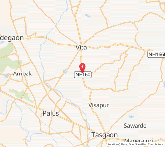 Map of Karva, Maharashtra