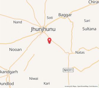 Map of Karwasron ki Dhani, Rajasthan