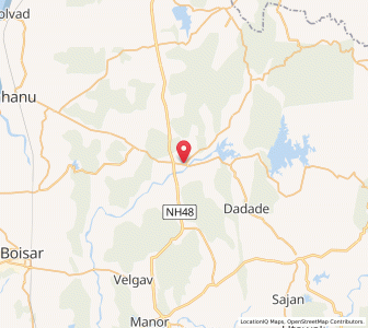 Map of Kasa Khurd, Maharashtra
