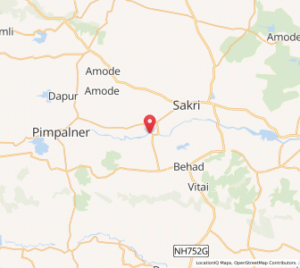 Map of Kasare, Maharashtra
