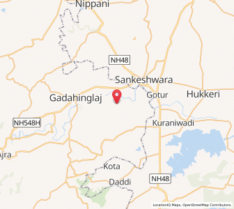 Map of Kasba Nul, Maharashtra