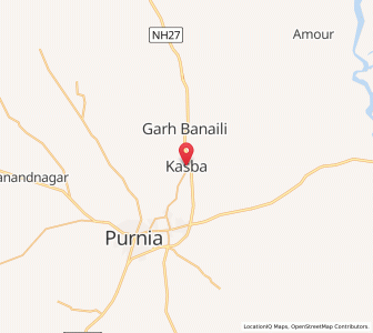Map of Kasba, Bihar