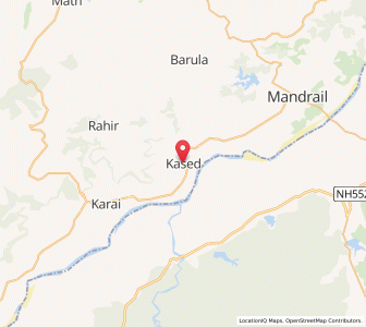 Map of Kaserh, Rajasthan