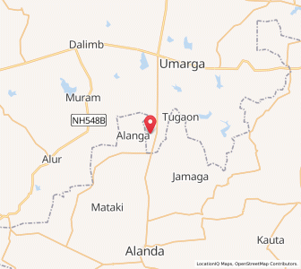 Map of Kasgi, Karnataka