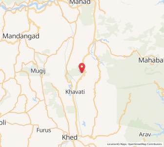 Map of Kashedi, Maharashtra