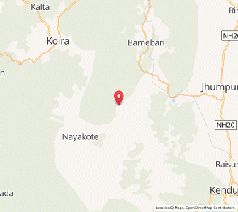 Map of Kasijoda, Odisha