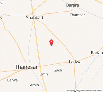 Map of Kasithal, Haryana