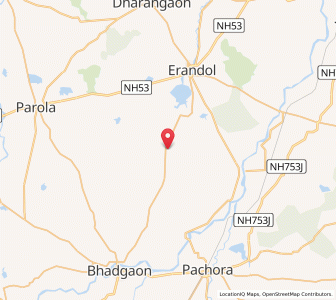 Map of Kasoda, Maharashtra