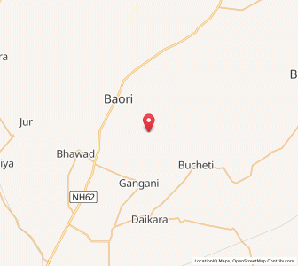 Map of Kasti, Rajasthan