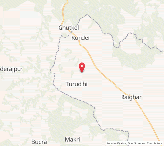 Map of Kasukanga, Chhattisgarh