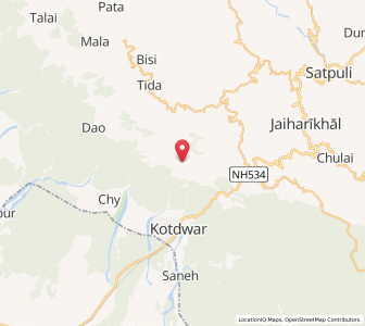 Map of Katal, Uttarakhand