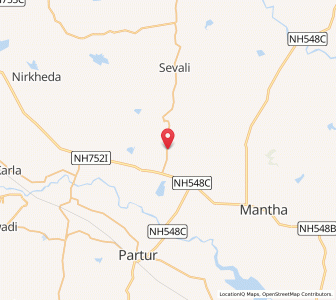 Map of Katala, Maharashtra