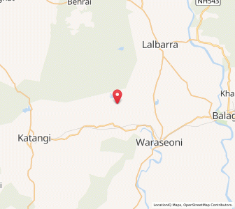 Map of Katangjhiri, Madhya Pradesh