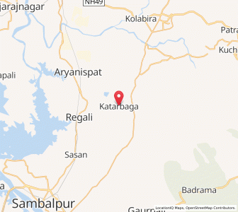Map of Katarbaga, Odisha