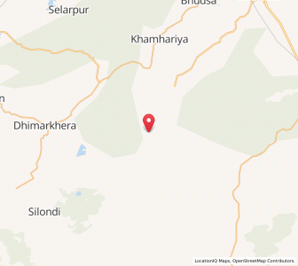 Map of Kataria, Madhya Pradesh
