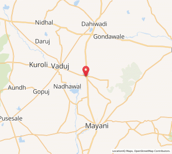 Map of Katarkhatav, Maharashtra