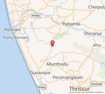 Map of Katavallur, Kerala