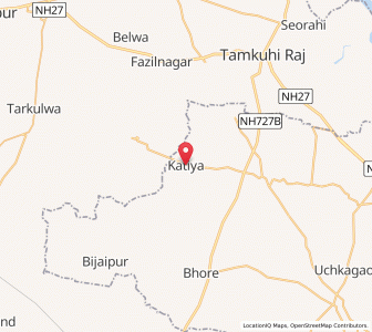 Map of Katea, Bihar