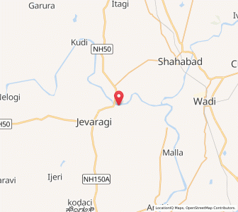 Map of Katesangawan, Karnataka