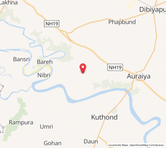 Map of Katghara Zunnardar, Uttar Pradesh