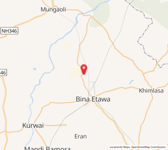 Map of Kathai, Madhya Pradesh