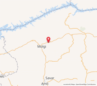 Map of Kathi, Maharashtra