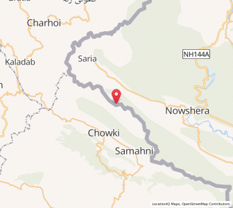 Map of Kathiala, Kashmir